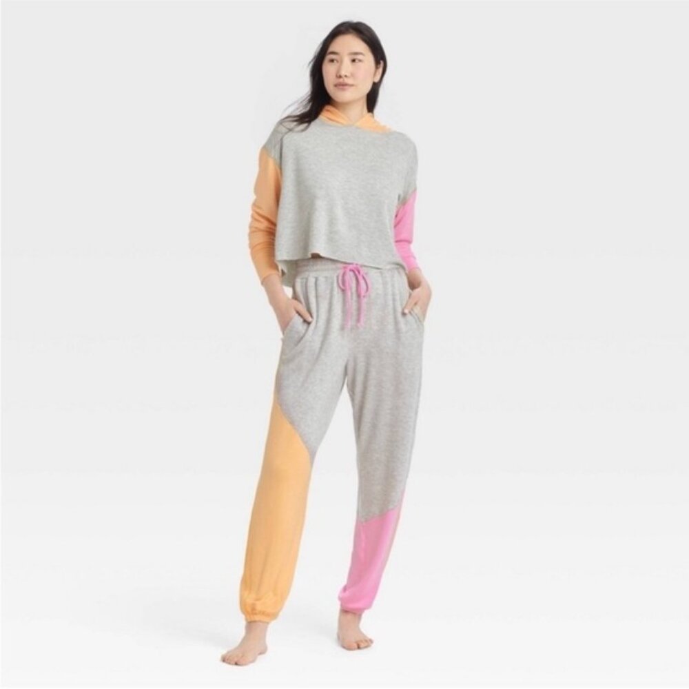 Colsie Women’s Gray Soft Comfort Jogger Pants Sweatpants Size M